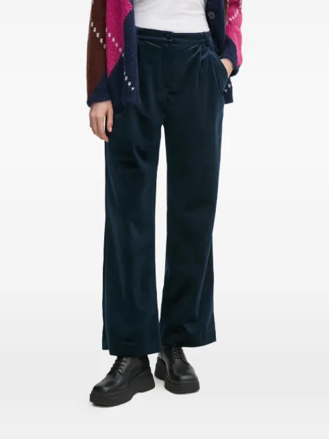 La Petite Française Praline pleated trousers Blue PFPRALINE