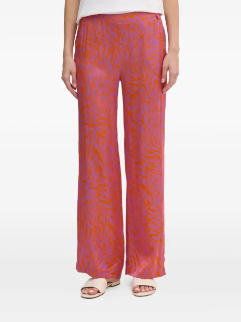 La Petite Française Pavina printed trousers Orange PFPAVINA