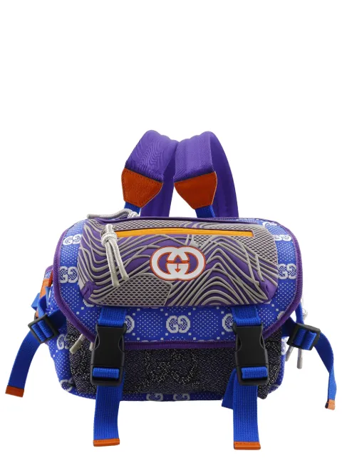 Gucci Pre-Owned 2016-2026 Small GG Nylon Daypack backpack Blue 8JI7D99P5FTWPHDQ