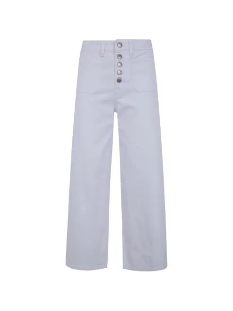 Lauren Ralph Lauren high-rise wide-leg jeans White 100078516