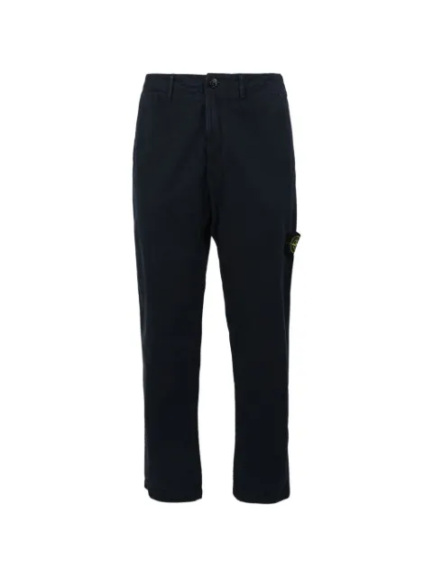 Stone Island 3100044 brushed organic cotton canvas 'old' effect Blue L1S153100044S00WA