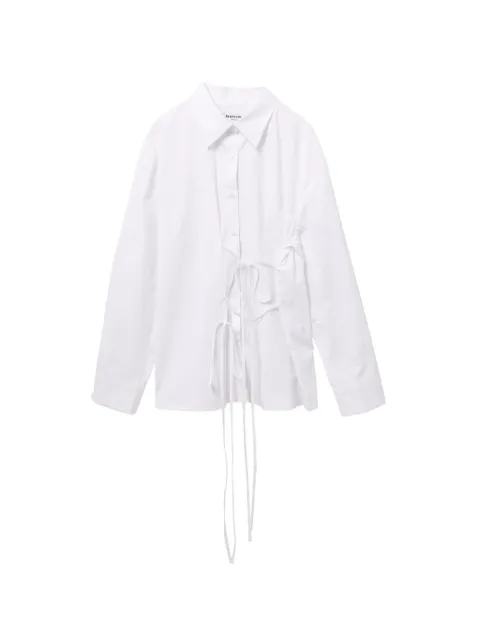 La Piscine lace shirt White LPSSTLS8001XQ