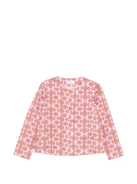 Niu floral bolero jacket Pink SS26311T230