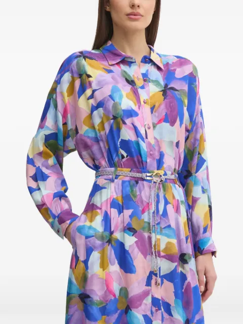La Petite Française Cheryl floral shirt Blue PFCHERYL