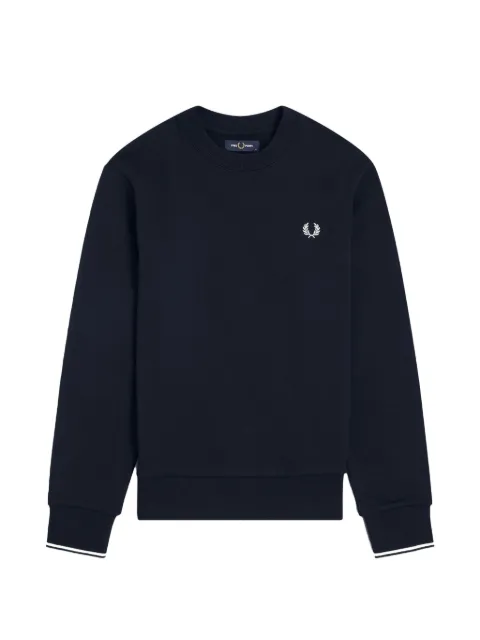 Fred Perry logo-embroidered sweatshirt Blue FPM753557248