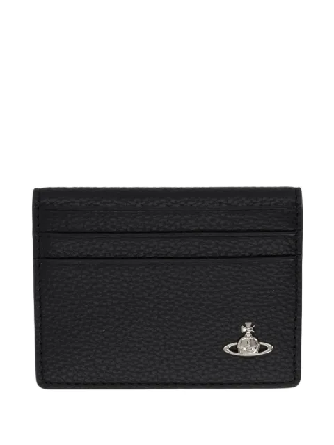 Vivienne Westwood orb-plaque card holder Black 5402000ZMS000DN403
