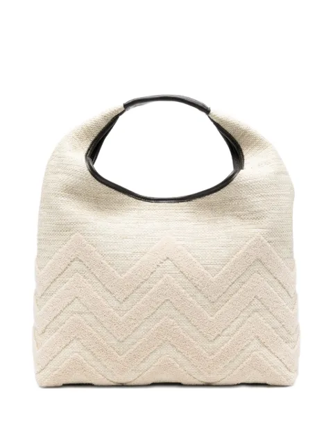 Missoni zigzag-pattern tote bag Neutrals MI10060S