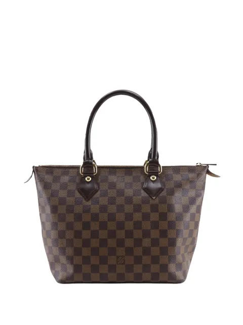 Louis Vuitton Pre-Owned 2010 Damier Ebene Saleya PM handbag Brown S28M96ROBSIRVWP1