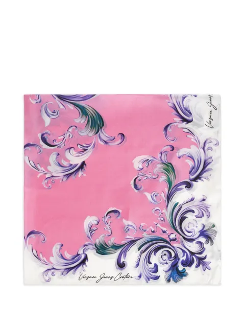 Versace Jeans Couture floral scarf Pink 80HA7H02ZG430