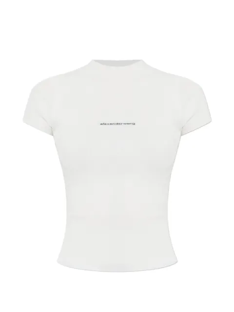 Alexander Wang knit logo baby tee White 1KC2261037