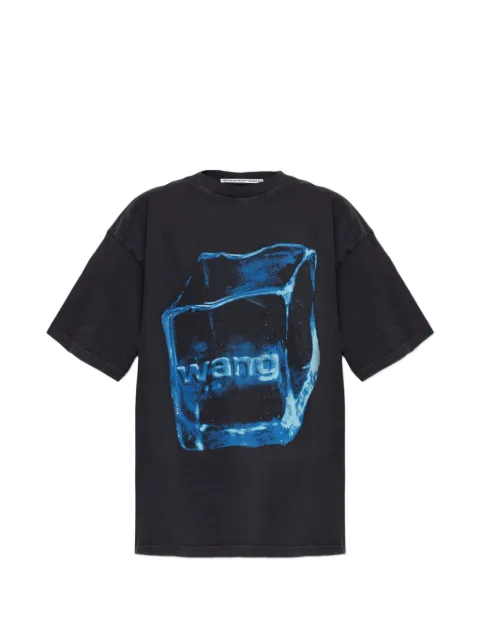 Alexander Wang crystal graphic tee Black UCC2261990