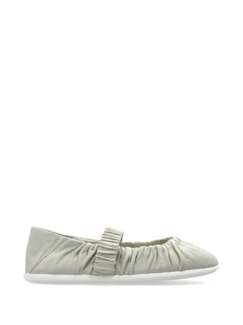 BOGNER Vienna ruched strap ballet flat Grey VIENNA1