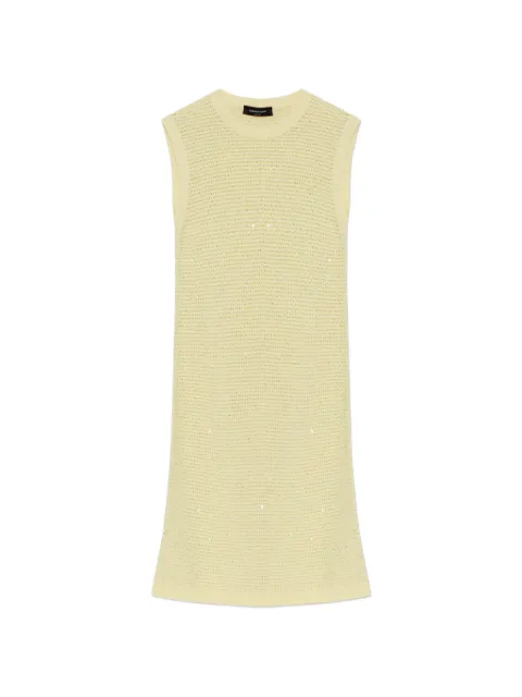 Fabiana Filippi embellished sleeveless mini dress Yellow ABD276F593M1200000