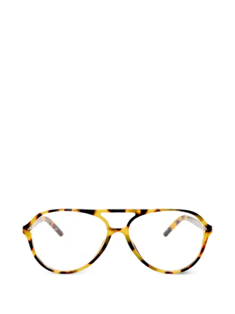 Jacquemus round frame glasses Brown JAC148