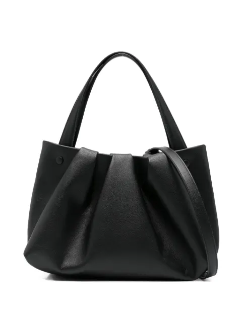 Themoirè pleated tote bag Black 261WTMA00OOBC