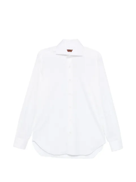 Barba curved-hem shirt White 54210
