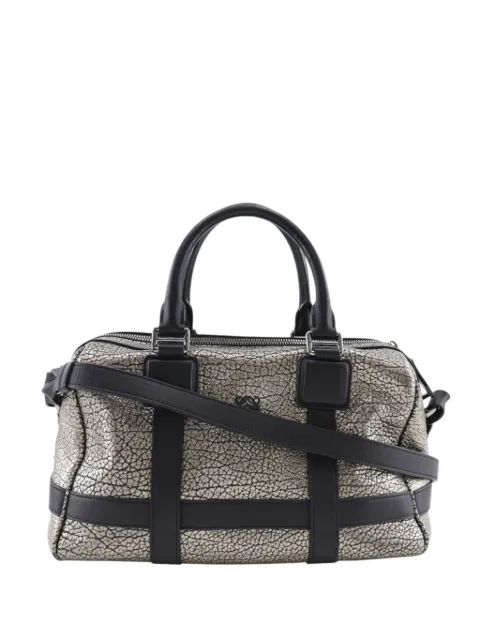 Loewe Pre-Owned 2010-2026 Calfskin Anagram Paseo 30 satchel Black GCOALQ0UWX4H0MOH