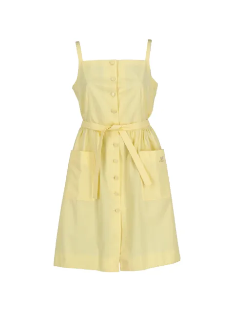 Courrèges Pre-Owned buttoned sundress Yellow MR26072512