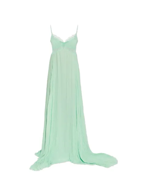 Blumarine lace-detail maxi dress Green P622A747A