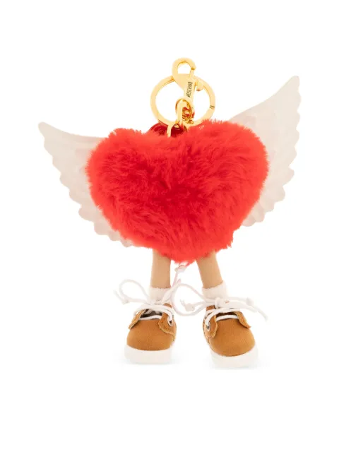 Moschino heart wings keyring Red MC5426PP1OOX3