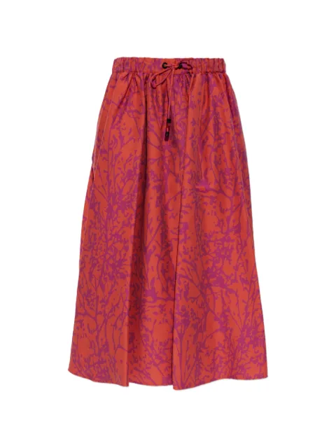 Max Mara floral print skirt Orange 2611101052600