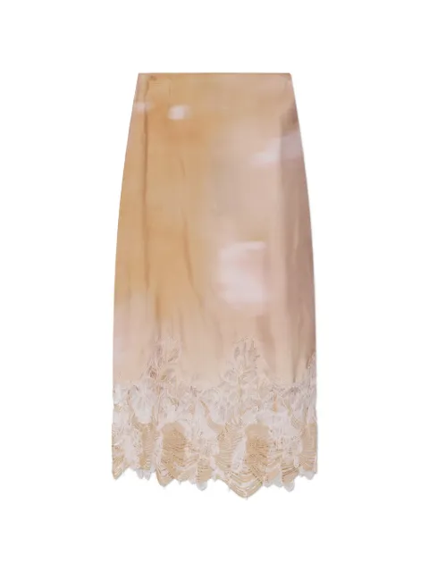 Fabiana Filippi lace skirt Neutrals GND276F837M1040000