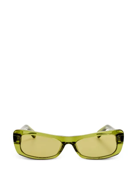 Jacquemus geometric frame sunglasses Green JAC55