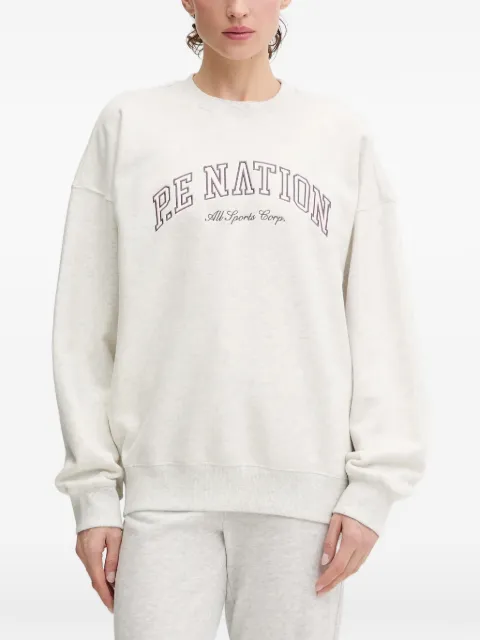 P.E Nation logo-detail sweatshirt Grey 253F115