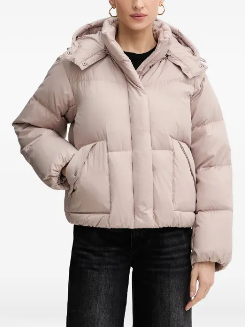 Levi's hooded puffer jacket Pink 003MD