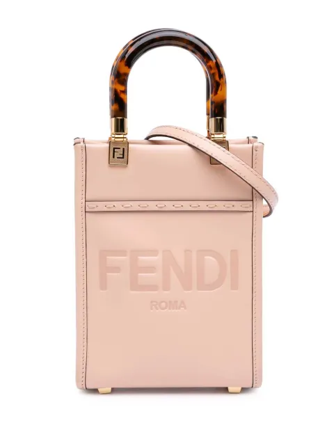 Fendi Pre-Owned 2010-2026 Mini Leather Sunshine Shopper Tote satchel Pink KHZJJZ1LPFEO3ZHK