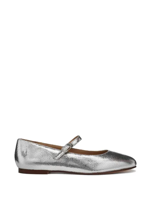 Geox Marsilea buckle strap ballet flats Silver D65W6A000KYC1007
