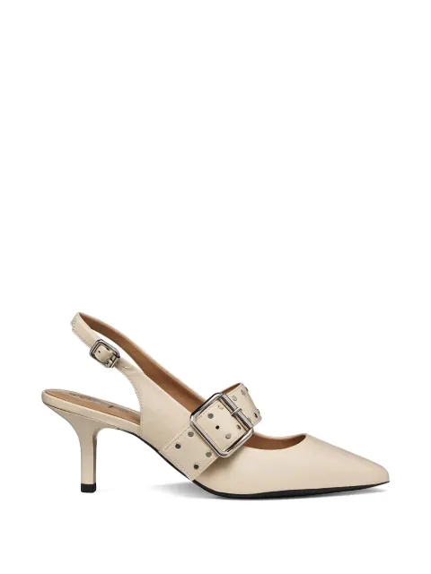 Geox Kleopy studded buckle strap pumps Neutrals D65YBC000TUC1122