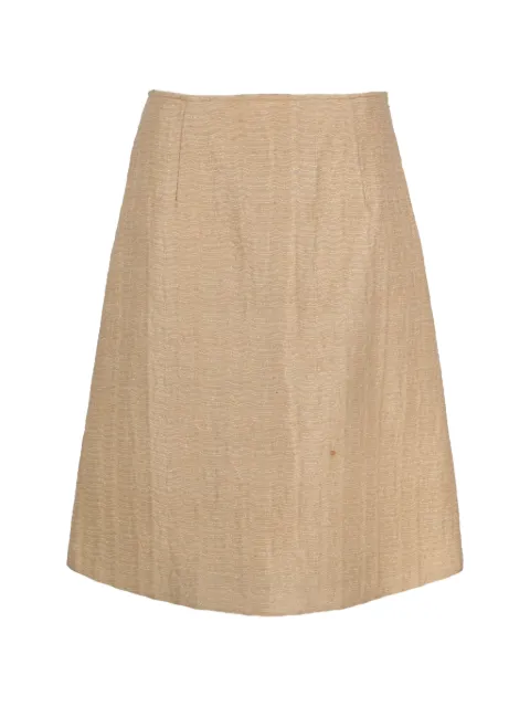 Miu Miu Pre-Owned A-line skirt Neutrals MR04062562