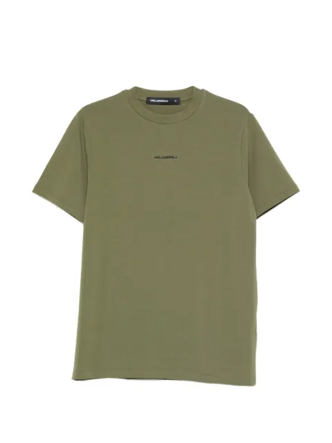 Karl Lagerfeld logo-detail T-shirt Green 755040562221