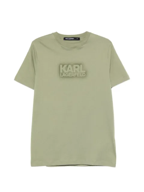 Karl Lagerfeld logo-detail T-shirt Green 755060562242