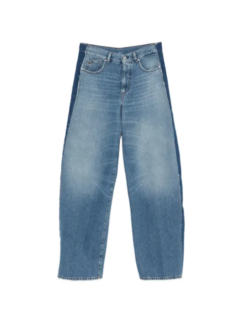 Nine In The Morning Gea patch overcarrot frayed jeans Blue 9SS26GEA40