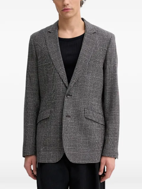 rag & bone plaid-pattern blazer Grey RV1D25F4MWO