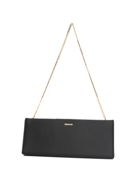 Lola Cruz Écla chain clutch bag Black 231U75MG