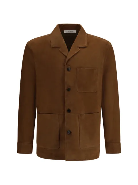 Umit Benan Santiago suede shirt jacket Brown M10151781