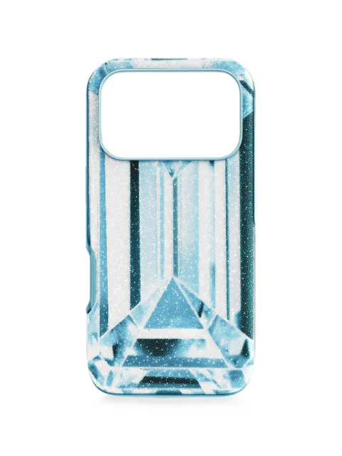 Swarovski iPhone® 17 Pro crystal-embellished phone case Blue 5737055