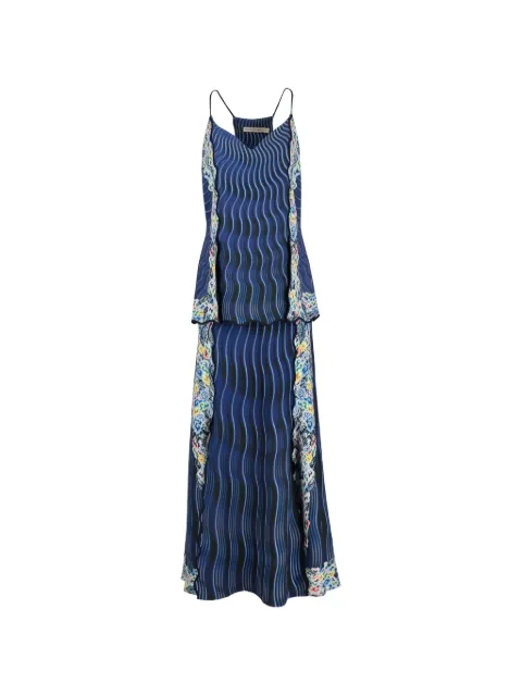 Mary Katrantzou patterned top and skirt set Blue BR225231
