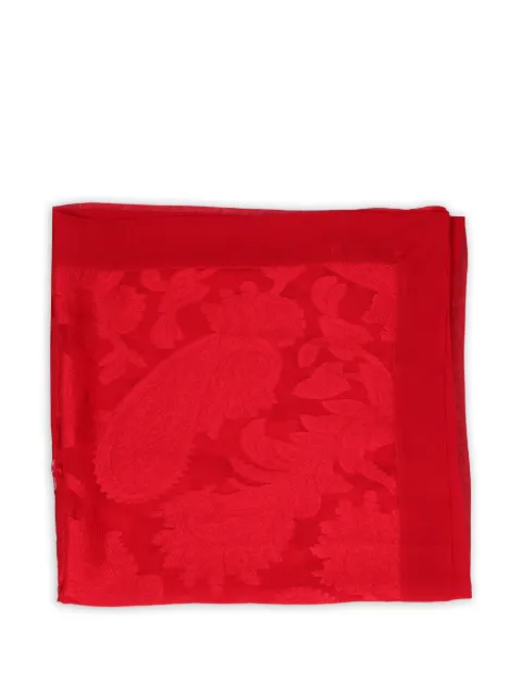 Guy Laroche Pre-Owned patterned silk scarf Red WCV24101042109