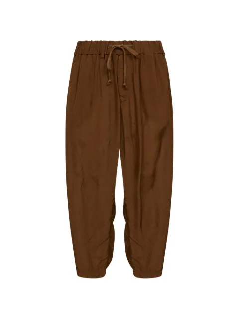 Uma Wang drawstring trousers Brown UM3505