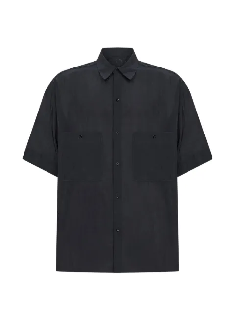 Uma Wang chest-pockets short-sleeve shirt Blue UM1529