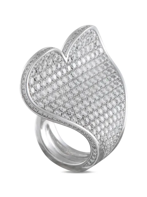 Roger Dubuis diamond heart-shape ring Silver RD27011326