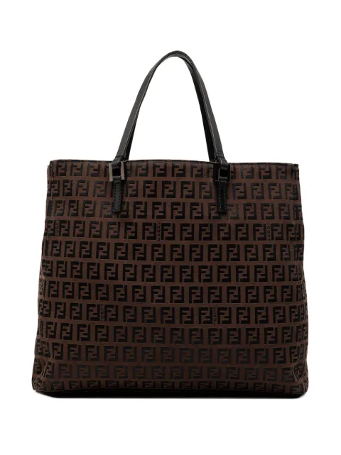 Fendi Pre-Owned 2000-2010 Zucchino Canvas tote bag Brown ML2RYGX7OYKB2N19