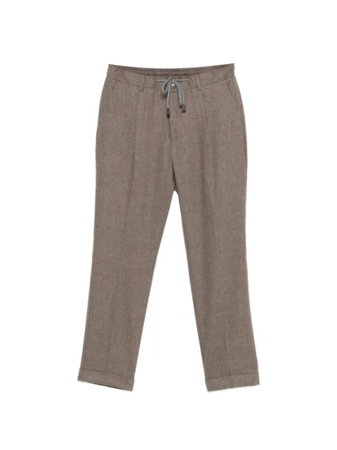 Gran Sasso drawstring cuffed trousers Neutrals 76115513060
