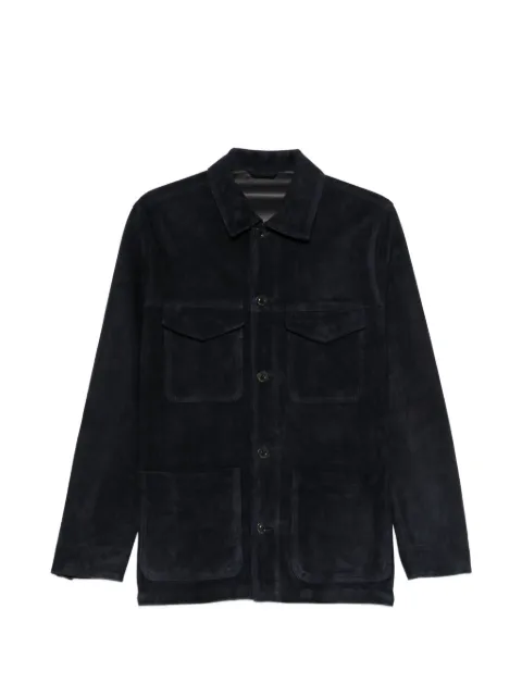 Boglioli buttoned pocket jacket Blue OCP509SB5901