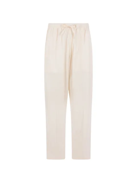 Umit Benan drawstring trousers White COSSM335214790015