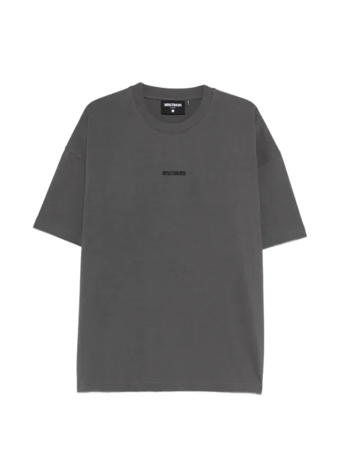 WRSTBHVR pinstripe T-shirt Grey U1026TT3438